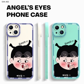 Samsung Galaxy A02 A03 A03S A04S A13 A21S 4G 5G เคสซัมซุง สำหรับ Case Little Girl เคส เคสโทรศัพท์ เคสมือถือ Silicone Cases