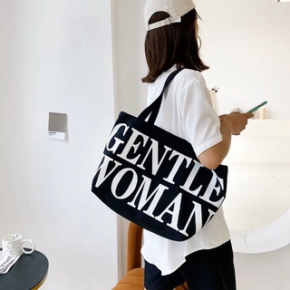 (เหลือ74.- ใส่โค้ด INC99SL2 ลด 50%) กระเป๋าผ้า Gentlewoman Tote Bag🎀