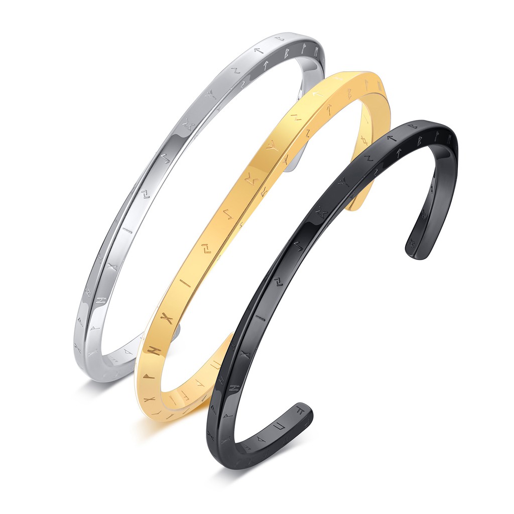 Vnox กําไลข้อมือสแตนเลส 316 L สําหรับผู้ชาย