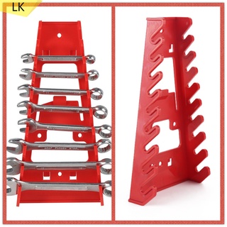 Multi-slot Plastic Tool Hook Wrench Frame Standard Storage Box Holder Storage Tool Wrench Frame