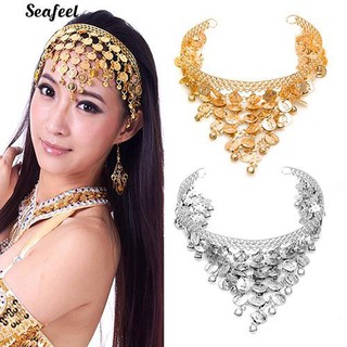 Headwear Belly Dance อุปกรณ์แต่งกายชุดเต้นรำวงเล็บผม