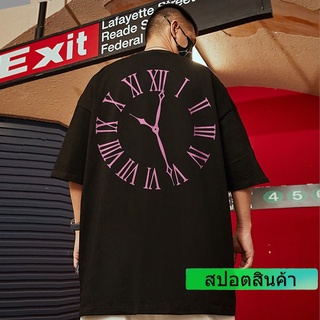 เสื้อยืดแขนสั้น ผ้าฝ้าย ขนาดใหญ่ สไตล์ฮิปฮอป สําหรับผู้ชาย ไซซ์ S - 7XL