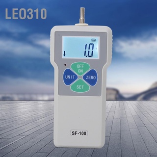 Leo310 SF-100 เครื่องวัดแรงกดและดึง เกจวัดแรงดิจิตอล แบบพกพา 
100N 100-240V