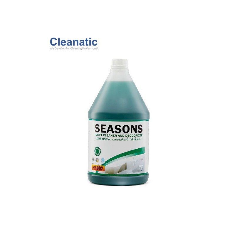 Seasons(ซีซั่น) น้ำยาทำความสะอาดห้องน้ำ-ให้กลิ่นหอม Pcs-002 (3.8 ลิตร) |  Shopee Thailand