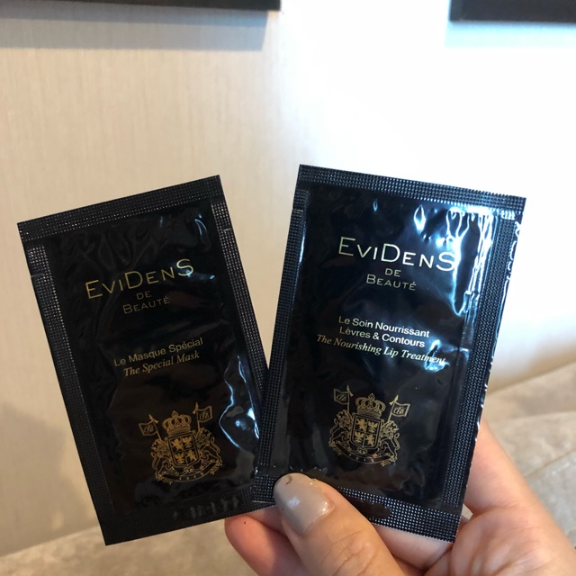 Evidens special mask + nourishing lip treatment