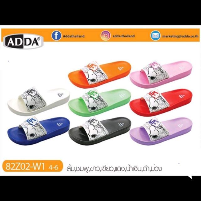 ADDA​ รองเท้าแตะลำลองรุ่น82Z02(Snoopy)​