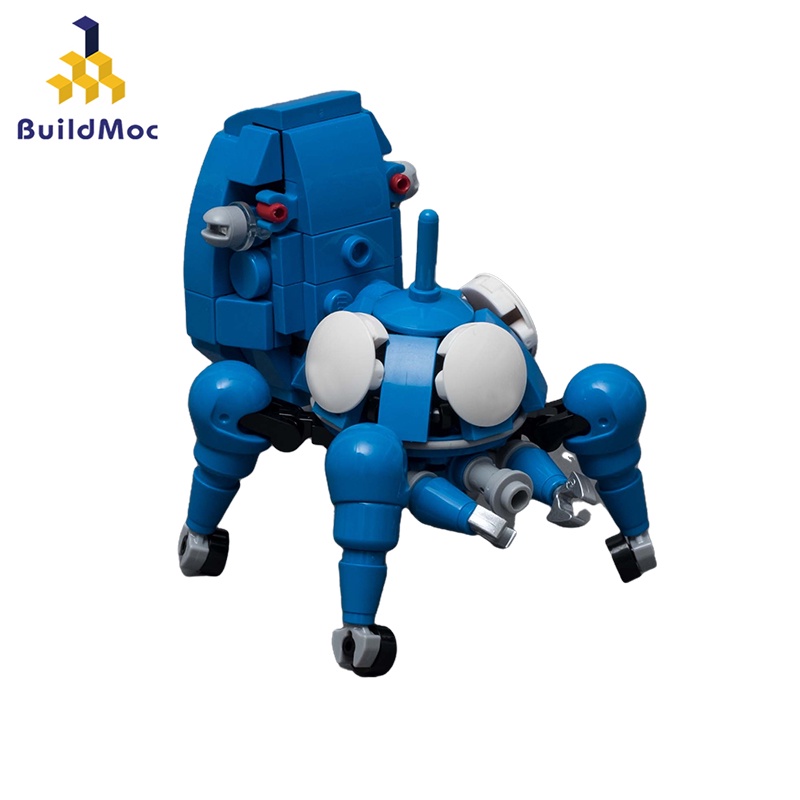 BuildMOC Ghost in the Shell ภาพยนตร์ Cyberpunk tachikoma หุ่นยนต์รุ่น Building Blocks ของเล่นเด็กสําหรับชายหญิงของขวัญ MOC ชุด 119PCS อิฐ