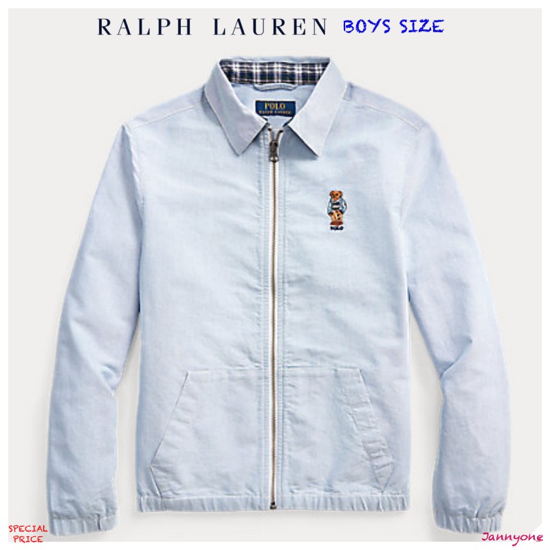 RALPH LAUREN POLO BEAR COTTON OXFORD JACKET ( เด็กโตผู้ชายอเมริกาอายุ 8-20 ปี )