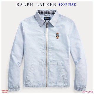 RALPH LAUREN POLO BEAR COTTON OXFORD JACKET ( เด็กโตผู้ชายอเมริกาอายุ 8-20 ปี )