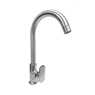 🔥สินค้าขายดี!! ก๊อกซิงค์น้ำเย็นติดเคาน์เตอร์ ICON รุ่น ZA18 สีโครมเมี่ยม Kitchen Faucets