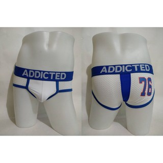 กางเกงในชาย Addicted Bikini 76 สีขาว