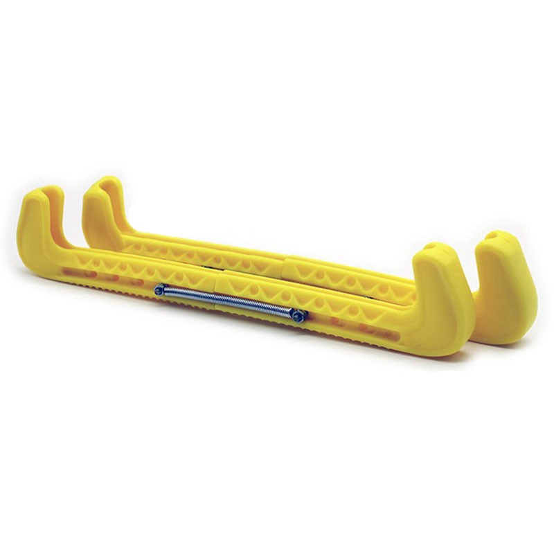 Yellow Ice Hockey Figure Skate Walking Blade Guards Protector Adjustable