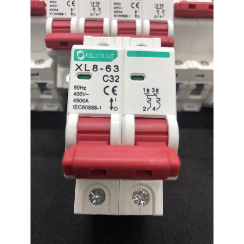 เบรคเกอร์ AC 2P 400V 32A,63A WORLDSUNLIGHT