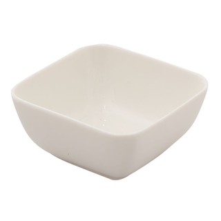 🔥แนะนำ!! ถ้วยน้ำจิ้ม โบนไชน่า ทรงสีเหลี่ยม ขนาด 3 นิ้ว Bone China Square Dipping Sauce Bowl 3"