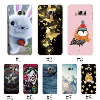 เคสโทรศัพท์ซิลิโคนพิมพ์ลายกระต่าย samsung galaxy s 6/s6 edge plus/s 6 edge+tpu แบบนุ่ม