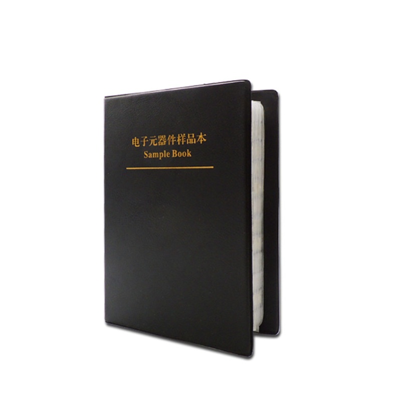 HL SMD Resistor Capacitor Book 0402 0603 ตัวต้านทานแพ็คเกจส่วนประกอบตัวอย่าง