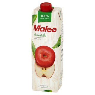 🔥*พร้อมส่ง*🔥 มาลี น้ำแอปเปิ้ล 100% จากน้ำแอปเปิ้ลเข้มข้น 1000มล. Malee 100% apple juice from concentrated apple juice 10