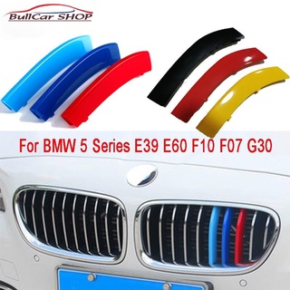 แถบกระจังหน้า 3 สี  สำหรับ BMW  F10 E39 E60 F07 G30 F18 5 Series GT GT6 1995-2021 520 320 525 540 i