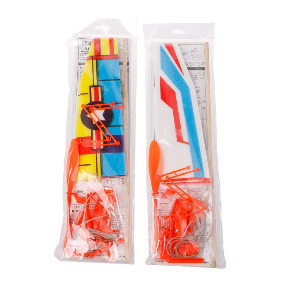 FIGHT สีสุ่มเครื่องบินยางยืดหยุ่นของเล่นเพื่อการศึกษาขายร้อนเด็กเด็กขับเคลื่อนเครื่องร่อนบิน - รูปที่ 2