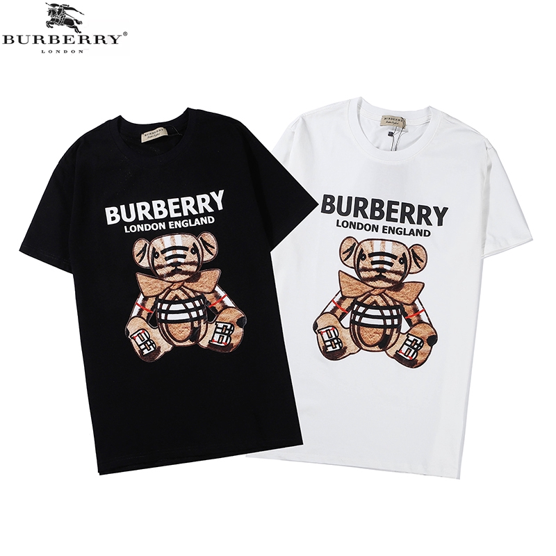 เสื้อยืดburberry t shirt Short sleeve cotton t shirt