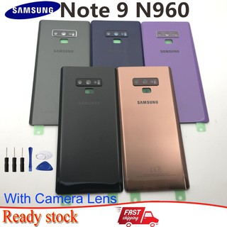 ฝาหลัง Samsung Galaxy Note 9 N960 N960F Sm-N960Fd ฝาครอบแบตเตอรี่ด้านหลังสําหรับ