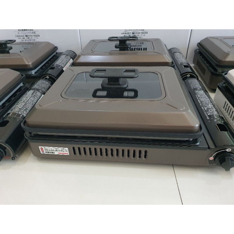 เตาปิ้งย่าง Iwatani CB-GHP-A Cassette Gas Hot Plate,Baked Goods   สีน้ำตาล