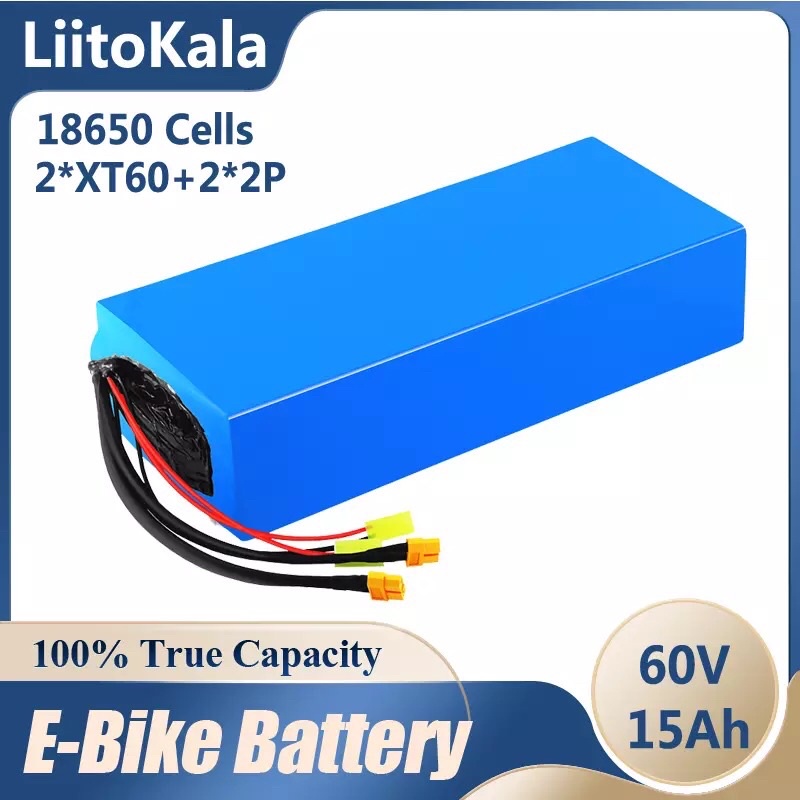 LiitoKala แบตเตอรี่ E-Bike 60V/72V 30ah 20ah 25ah  15ah