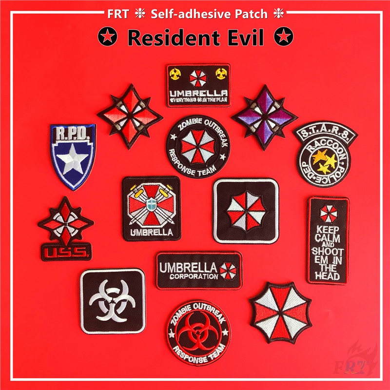 Resident Evil:Umbrella Corporation / Uss / Rpd แผ่นแพทช์ป้ายสติ๊กเกอร์คลาสสิก Diy สําหรับติดตกแต่งเสื้อผ้ากระเป๋า 1ชิ้น