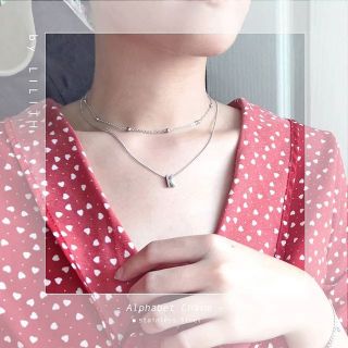 Lilith - A-Z Necklace stainless steel สร้อยคอตัวอักษร