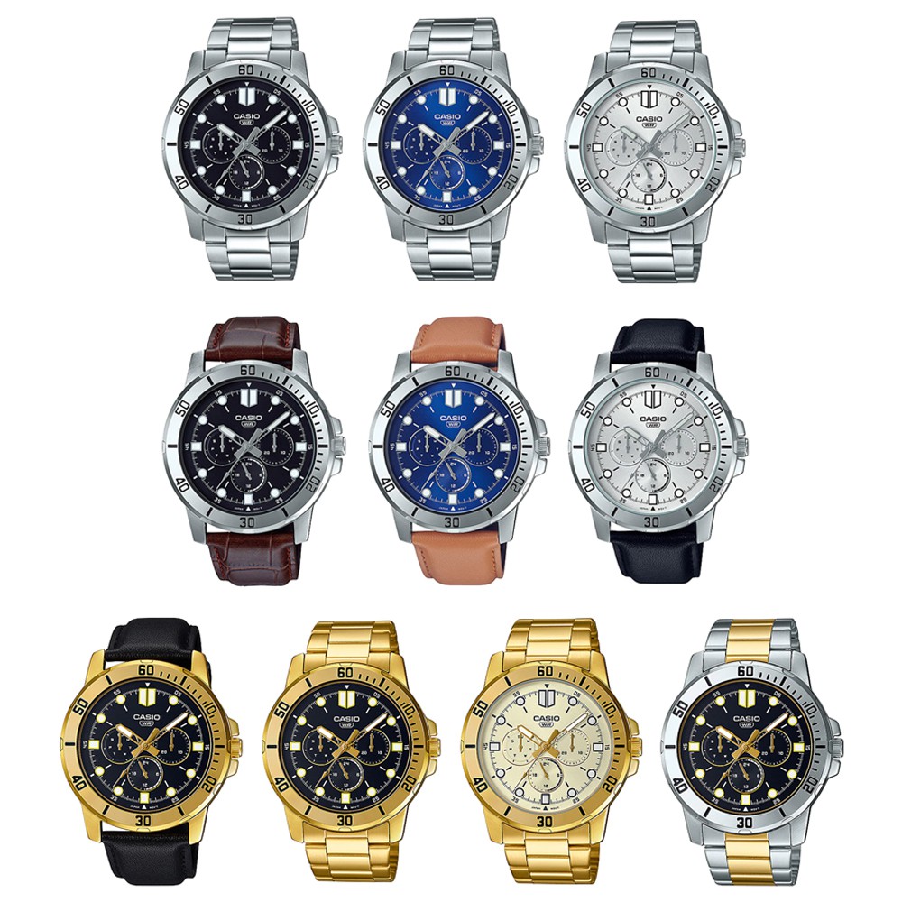 Casio รุ่น MTP-VD300D-1E,MTP-VD300D-2E,MTP-VD300L-1E,MTP-VD300L-2E,MTP-VD300G-1E,MTP-VD300SG