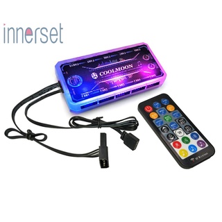 [innerset] เคสพัดลมระบายความร้อน RGB 12 ซม. สําหรับคอมพิวเตอร์ PC