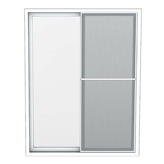 UPVC door HOFFEN 160X205CM WHITE S-S SLIDE DOOR Door frame Door window ประตู UPVC ประตูUPVC บานเลื่อน S-S มุ้ง HOFFEN 16