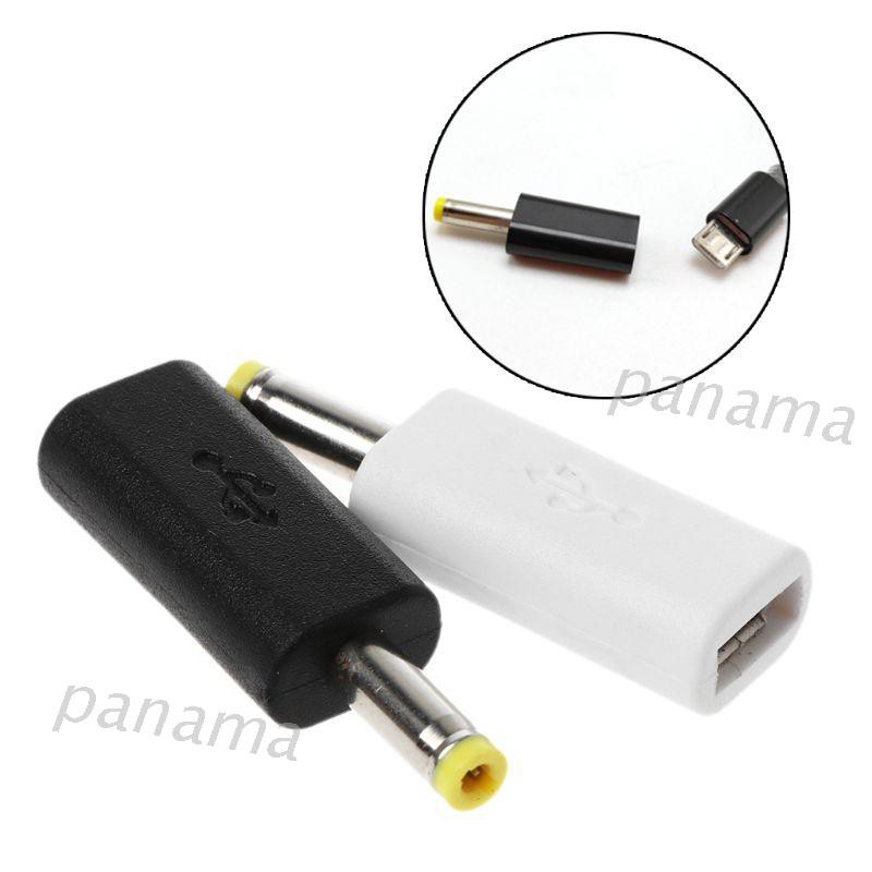 Nama ' Micro Usb Female To Dc 4 . 0X1 . 7 Mm Male อะแดปเตอร์ปลั๊กเสียบชาร์จสําหรับ Sony Psp And More