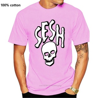 [COD]เสื้อยืดผ้าฝ้าย พิมพ์ลายโลโก้ SESH สําหรับผู้ชาย