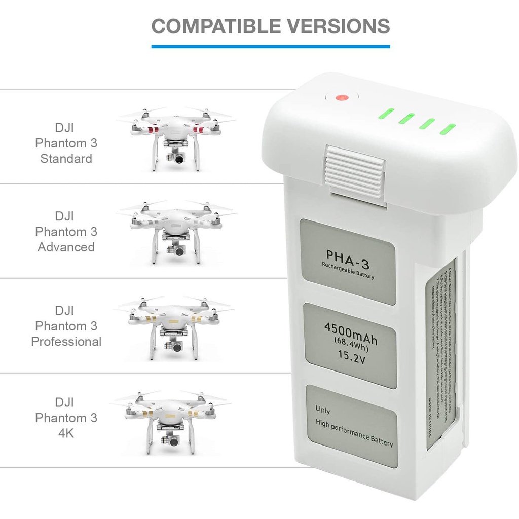 Dji phantom deals 3 4k battery