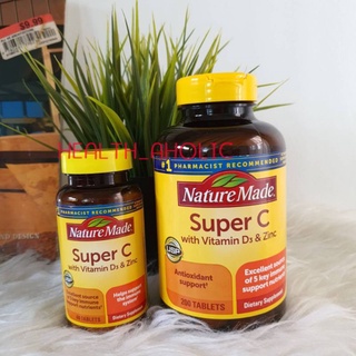 ✨️พร้อมส่ง✨️Nature Made Super C Immune Complex with Vitamin D3 &amp; Zinc (มี 2 ขนาด : 60 และ 200 เม็ด)