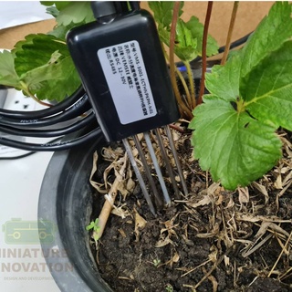 Soil PH EC NPK Temperature Humidity Moisture Meter Sensor วัดธาตุ สารอาหารแบบ all in one 7 sensor (MI-Soil-PH-EC-TH-NPK)