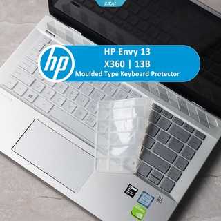 แผ่นฟิล์มซิลิโคนป้องกันคีย์บอร์ดโน้ตบุ๊ก สําหรับ HP ENVY 13 14 series 13-ay 13-ba 13-bd ENVY X360 Spectre X360 13.3 นิ้ว [ZK]