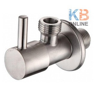 RASLAND RS KS572 สต็อปวาล์ว ด้ามสติ๊ก STEEL RS KS572 Stop Valve (Chrome) series STEEL