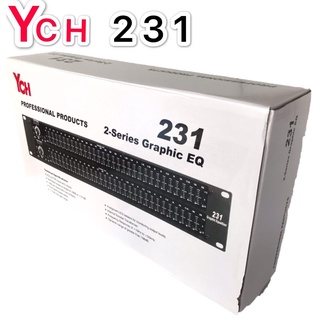 YCH EQ 231 อีคิว มายเอ็นพีอี 231 เครื่องแต่งเสียง ทำซาวด์ คัตความถี่ EQ อีควาไรเซอร์ 31 + 31 Brand(YCH EQ  231)