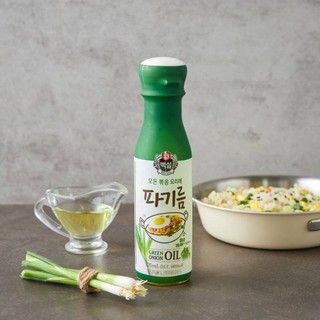 น้ำมันหัวหอมเกาหลี, น้ำมันหัวหอมเกาหลีอเนกประสงค์, green onion oil ขนาด 220ml ยี่ห้อ CJ