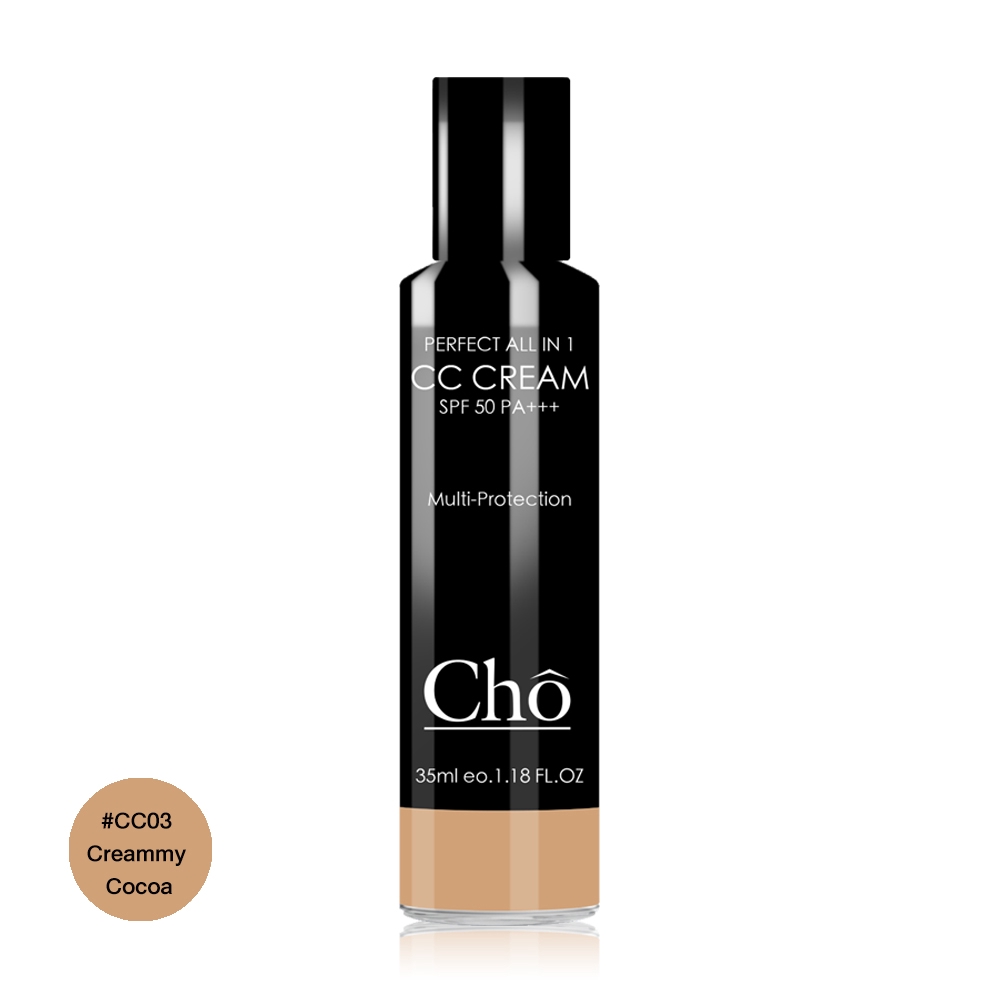 Cho Perfect All in 1 CC Cream SPF50/PA++ 35ml #CC03 Creammy Cocoa.