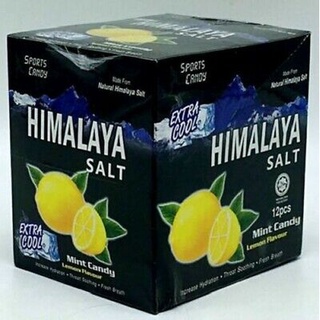 ลูกอมที่เหมือนมีหิมะกลิ้งในคอ!Himalaya Salt Mint Candy Lemon Flavour 1 กล่อง หิมาลายาซอสท์มินท์แคนดี้เลม่อนเฟลเวอร์คูล