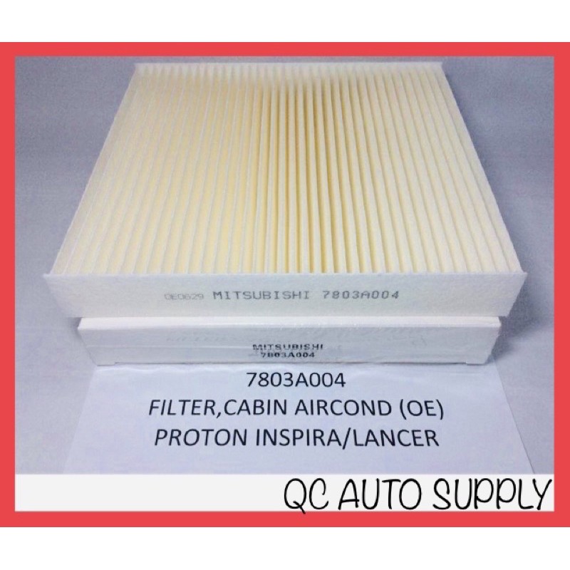 7803A004 CABIN AIRCOND FILTER สําหรับการใช้งาน ON:PROTON INSPIRA, MITSUBISHI LANCER