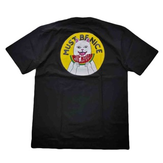 T-shirt  เสื้อยืด RipNdip / RipNdip skateboard / Must be niceS-5XL