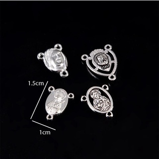 เครื่องประดับ จี้รูปหัวใจ แบบแฮนด์เมด 10 แพ็ค