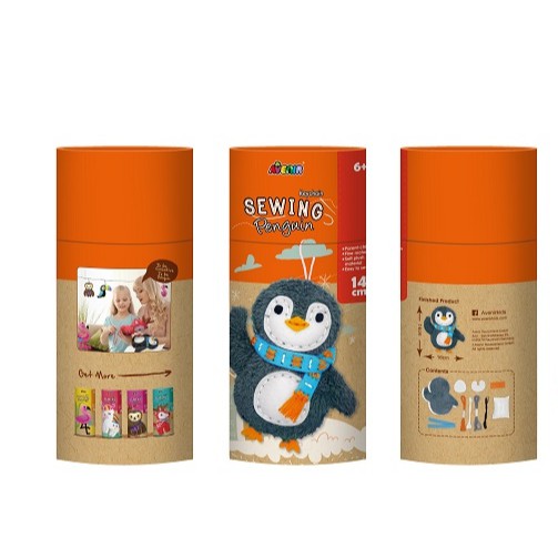 GANTUNGAN Bydesign ของเล่นเพื่อการศึกษา - AVENIR Sewing Penguin / CH1634 / พวงกุญแจ