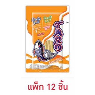 ทาโร ปลาสวรรค์รสบาร์บีคิว 12 กรัม (แพ็ก 12 ชิ้น)