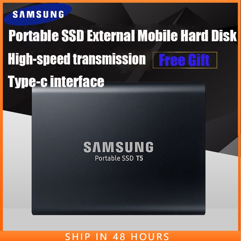 Original SAMSUNG T5 External Portable SSD Mobile 2TB/1TB/500GB Hard Disk External Hard Disk Capacity Solid State Drive