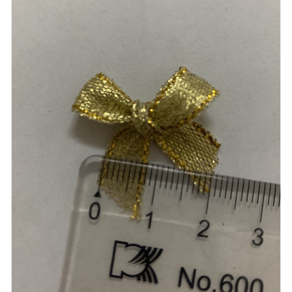 โบว์ทรายจิ๋ว สีเงิน&สีทอง ขนาด 7 มิล